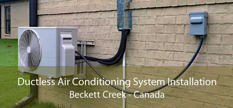 Ductless Air Conditioning System Installation Beckett Creek - Canada